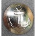 Пуговица Военного флота России, обр. 1917 г., диаметр 22 мм, Белого металла.